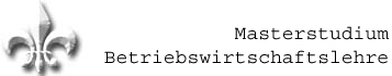 Masterstudium Betriebswirtschaftslehre HRW
